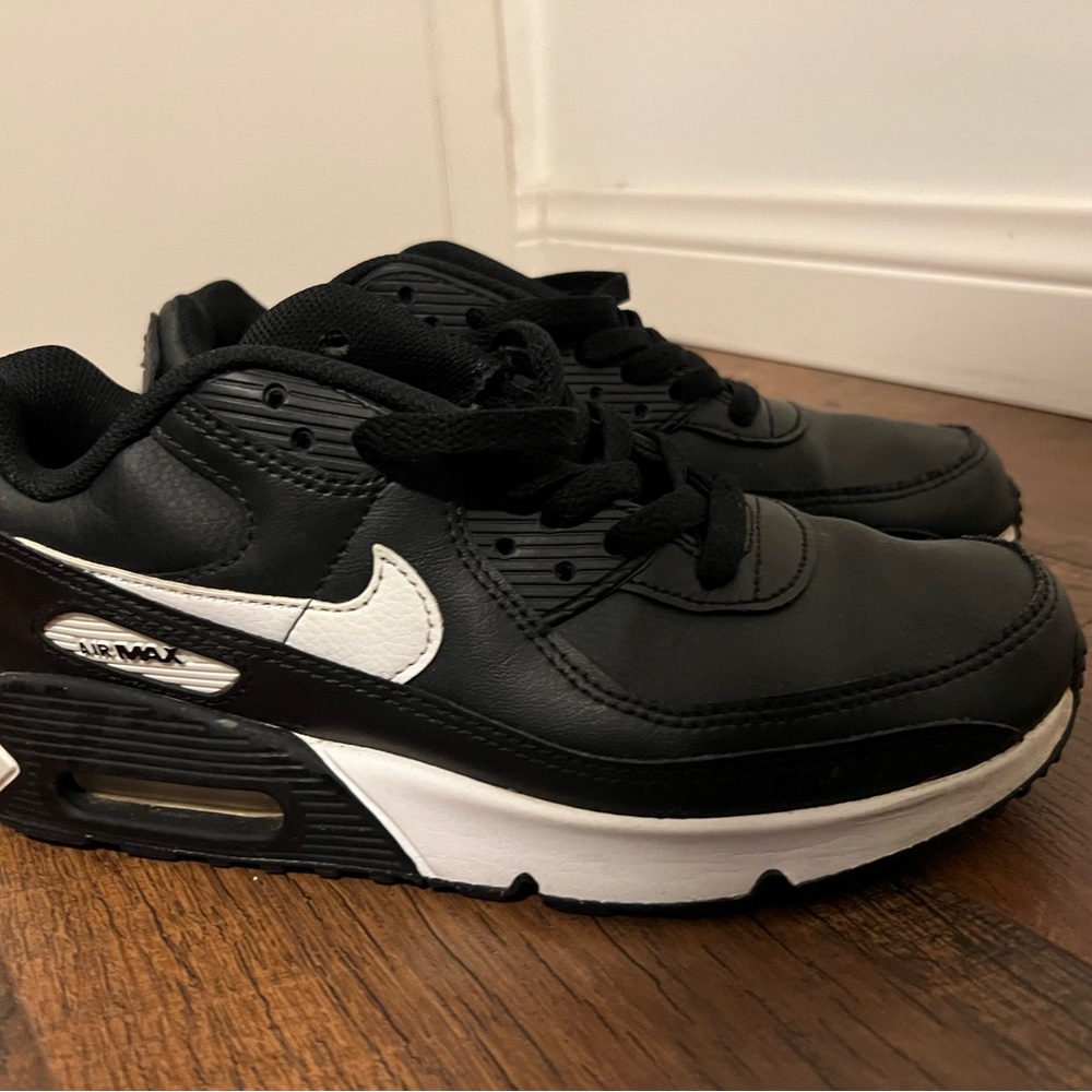 Nike Kids Black and White Air Max Sneakers